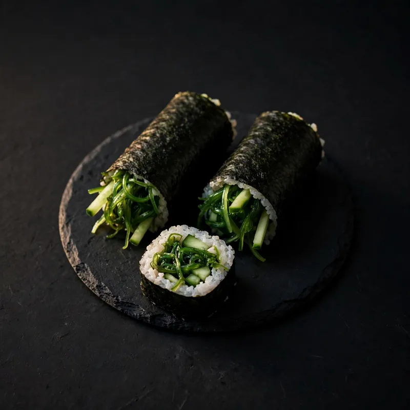 Seaweed salad rolls